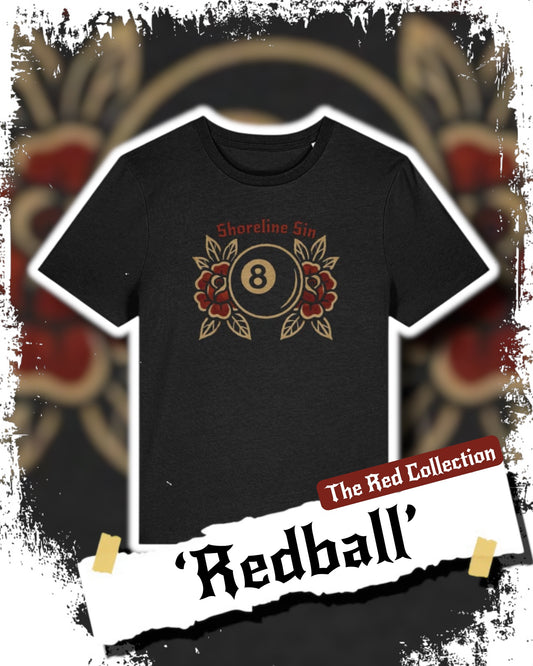 Redball - Women's Fitted Tattoo T-Shirt