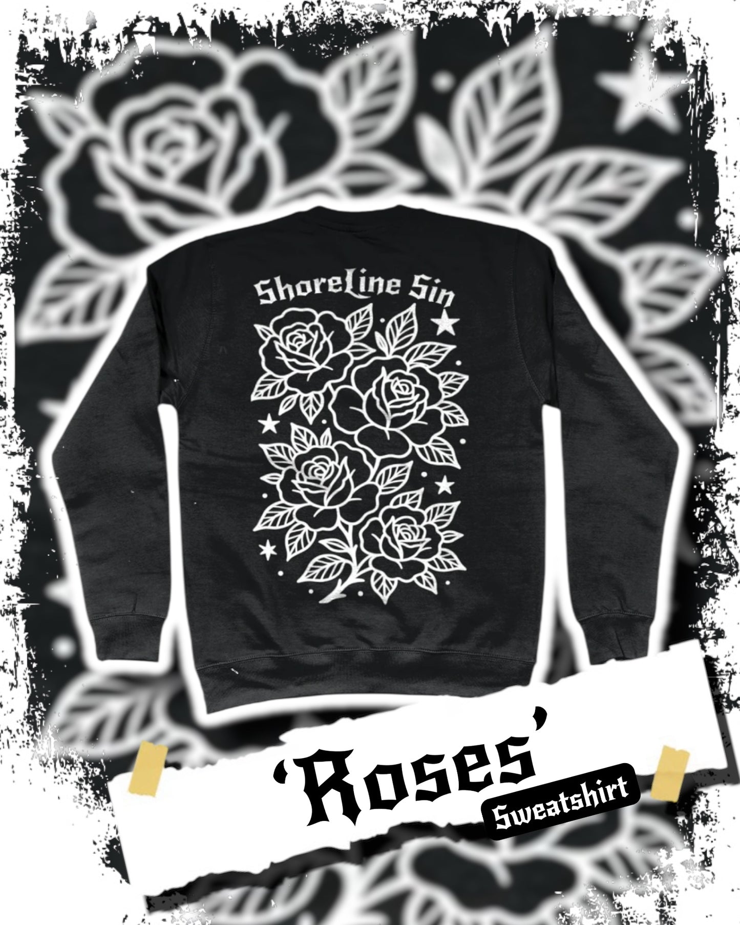 Roses Tattoo Sweatshirt
