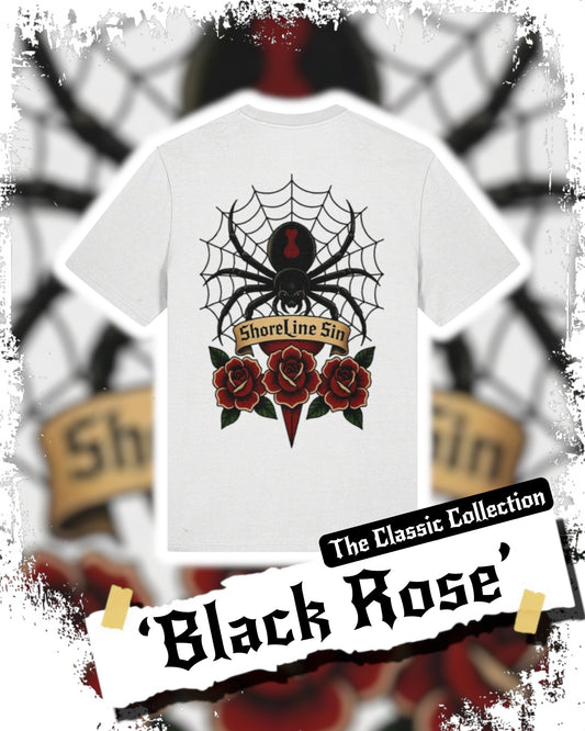 Black Rose Tattoo T-Shirt